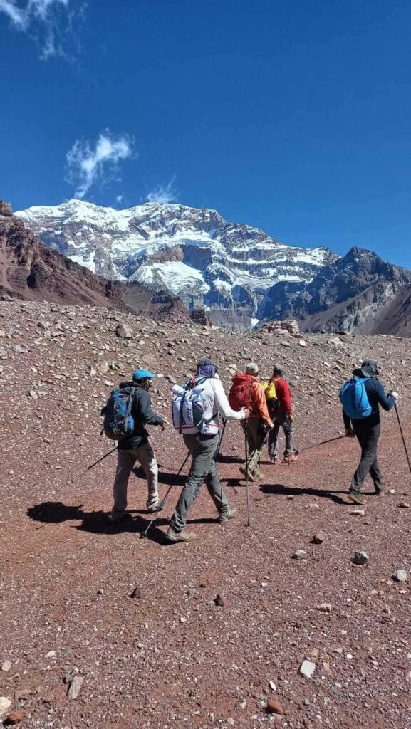 Normal Route to Aconcagua – Plaza de Mulas base camp
